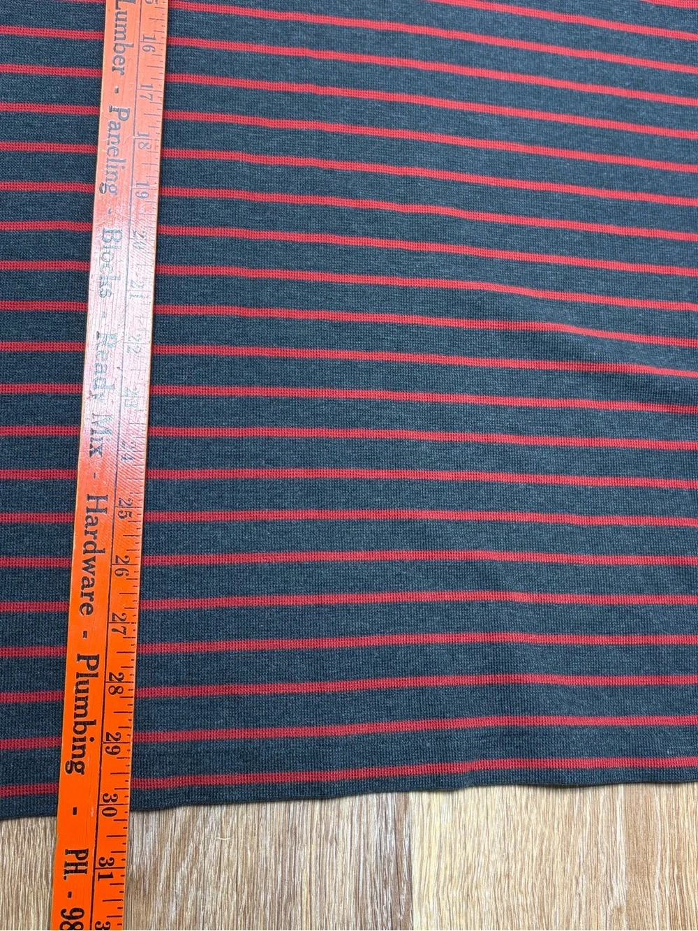 Ralph Lauren Black Polo with Red Stripes